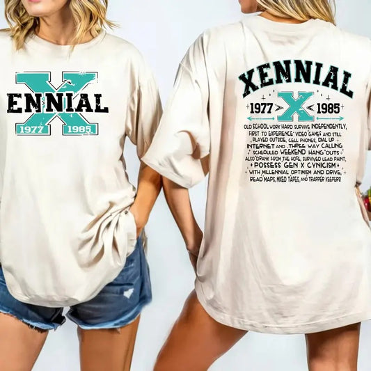 Xennial Shirt, Generation X Ennial, Trendy Funny Adult Humor Gen X Tshirt, Funny And Sarcastic Shirt, Unisex Short Sleeve Tee, Casual Clothing