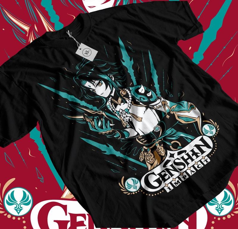 Xiao Genshin Impact T-Shirt S-4XL Anime Manga Shirt T-Shirt S-4XL S M L XL 2XL 3XL 4XL 5XL