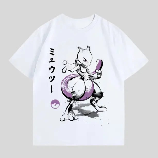 Y2k Mewtwo Vintage Tee, Mewtwo T-Shirt, Pokemon Graphic Tees, Pokemon Shirt, Unisex Anime Shirt, Menswear Womenswear Streetwear