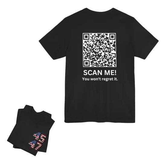 YMCA QR Code Dance Tshirt, auto play WITH Sound, Funny President Trum Shirt, Gift for Trumpp Supporters, Quality Style TshirtTrumpp