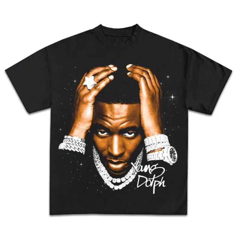YOUNG DOLPH T-SHIRT, Rare Rap Tee Tour Concert Hip Hop Shirt