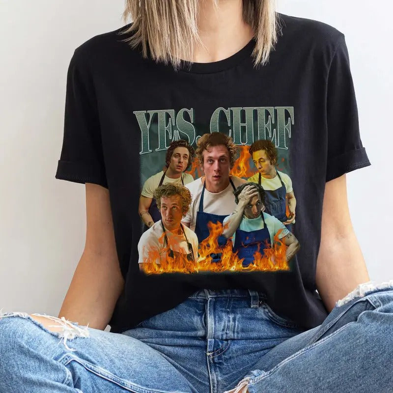 Yes, Chef T-Shirt, Restaurant Lingo, Thank You Chef Funny Foodie Gift Culinary Cooking Shirt Gift Chicago