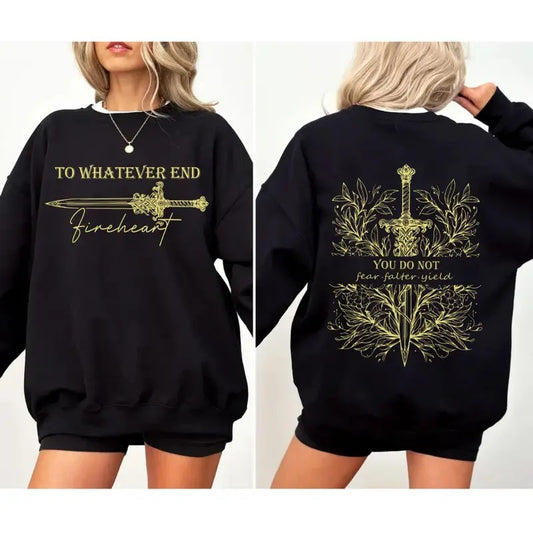 You Do Not Yield Tog Inspired Tee Unisex 2 Sided Shirt, Bookish Gift For Women, Booktok Shirt, Fantasy Reading Gift, Book Lover Sweater Pullover Tee