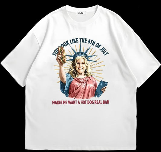 You Look Like the 4th of July T-Shirt HipHop Style Retro Vibes Retro Vintage