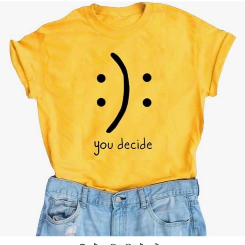 You decide TShirt Casual Fit Everyday Comfortable T-Shirt Top