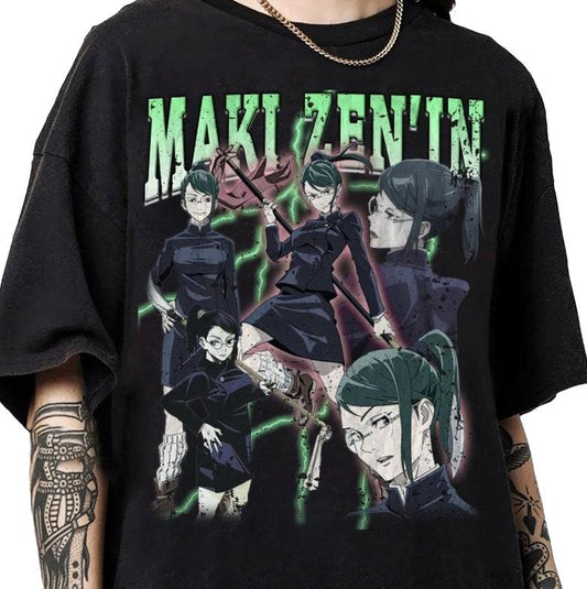 Zenin Maki Vintage Anime Shirt, Anime Lover Shirt, Anime Manga Shirt, Anime Zenin Maki