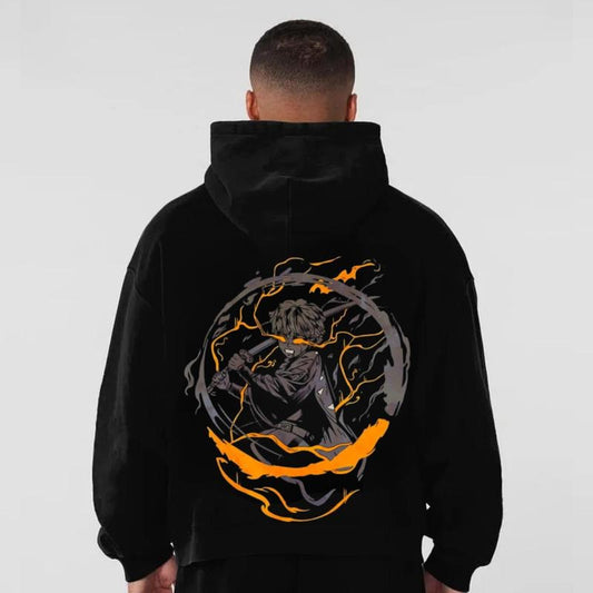 Zenitsu Agatsuma Hoodie, Thunder Breathing Hoodie, Sanemi Shinazugwa Demon Slayer Sweatshirt, Demon Slayer Hoodie, Anime sweatshirt hoodie, Anime lover Hoodie