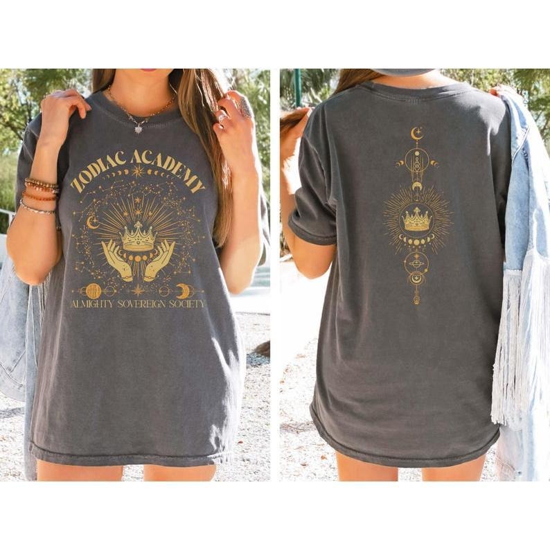 Zodiac Academy Shirt, Celestial Heirs Band Shirt, Terra Aer, Ignis and Aqua,Professor Lance Orion, Almighty Sovereign Society ,Book Lover