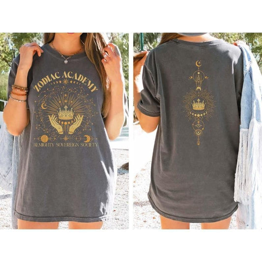 Zodiac Academy Shirt, Celestial Heirs Band Shirt, Terra Aer, Ignis and Aqua,Professor Lance Orion, Almighty Sovereign Society ,Book Lover