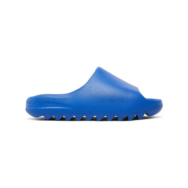 adidas Yeezy Slide Azure ID4133   Comfortable Slippers Footwear Soft Outdoor Shoes Leather Sandal Flipflop