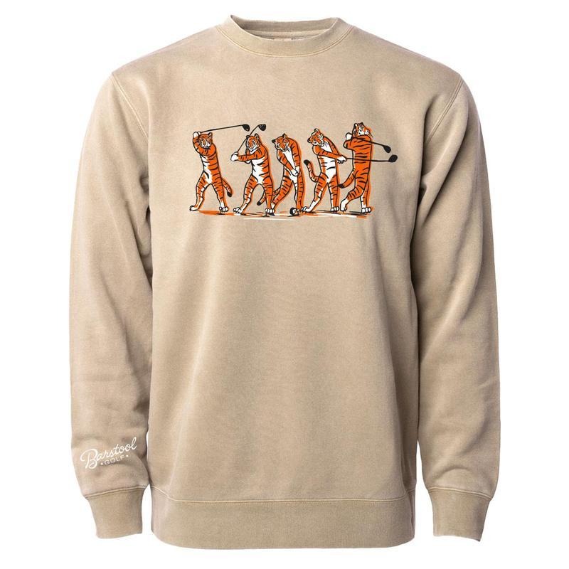 barstool golf tiger swing crewneck Classic Cotton