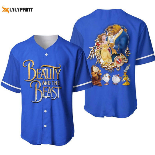 Beauty And The Beast All Over Print Baseball Jersey - lylyprint.com
