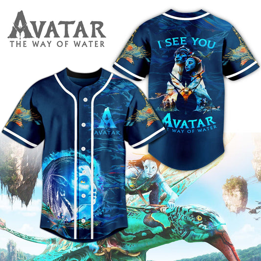 Comfort &amp; Classic Shirt I See You Avatar Movie Baseball Jersey