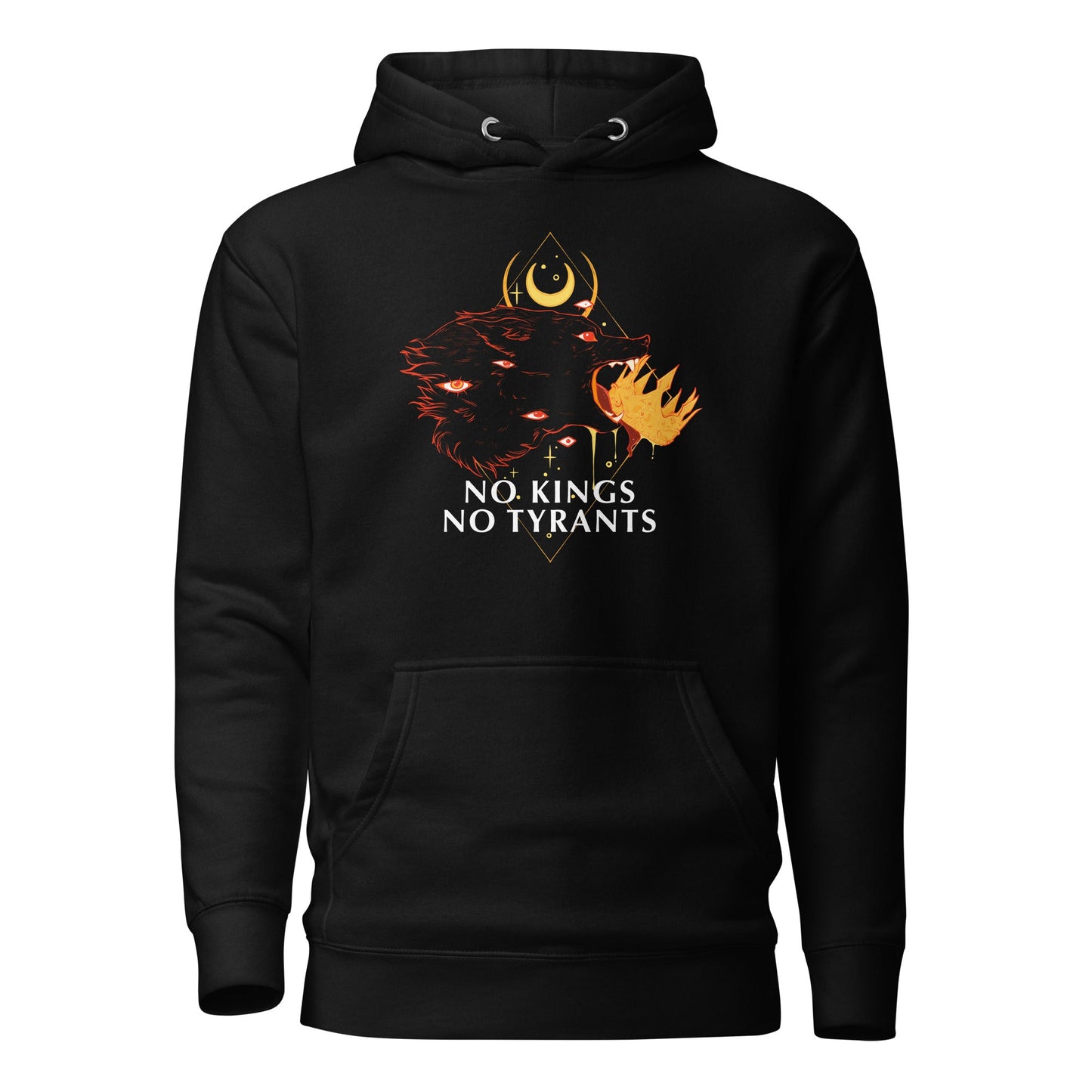 No Kings Wolf, Unisex Hoodie