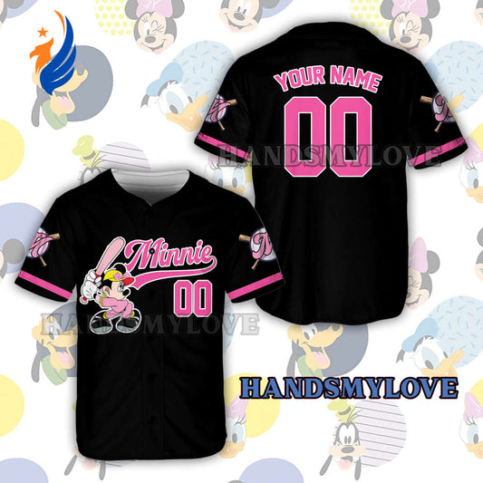 Game Day Mickey Baseball Jersey: Custom Disney Character Outfit for Baseball Fans & Lovers - Bafud