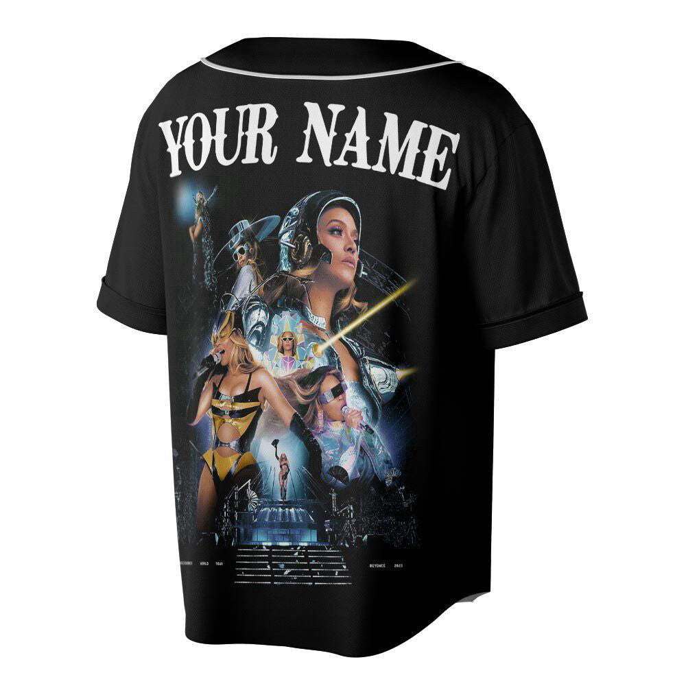 Custom Name v1 Beyonceee Baseball Jersey, Renaissance Tour Baseball Jersey For Men Women - lylyprint.com