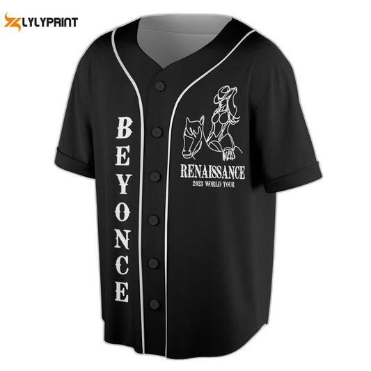Custom Name v1 Beyonceee Baseball Jersey, Renaissance Tour Baseball Jersey For Men Women - lylyprint.com
