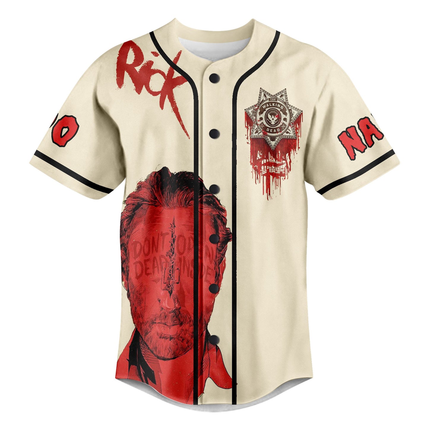 Customized Cool Design The Walking Dead Baseball Jersey
