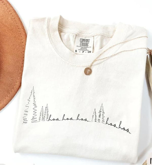 hoa hoa hoa shirt, twilight inspired t-shirt, forks t shirt, twilight lover tee, Comfort Colors  minimalist graphic, line drawing