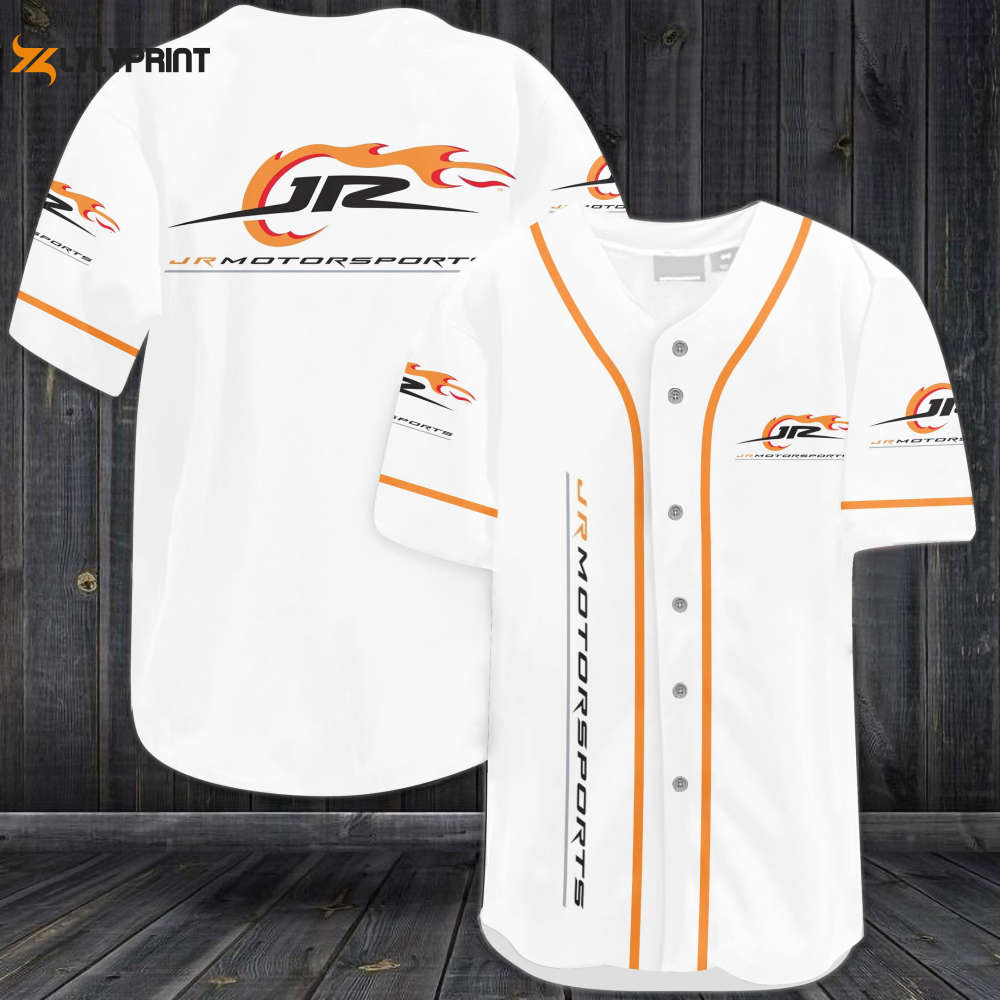 JR Motorsports Car Team Baseball Jersey - lylyprint.com