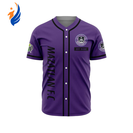 LIGA MX Mazatlan F.C Personalized Name Baseball Jersey Gift for Men Women - Bafud