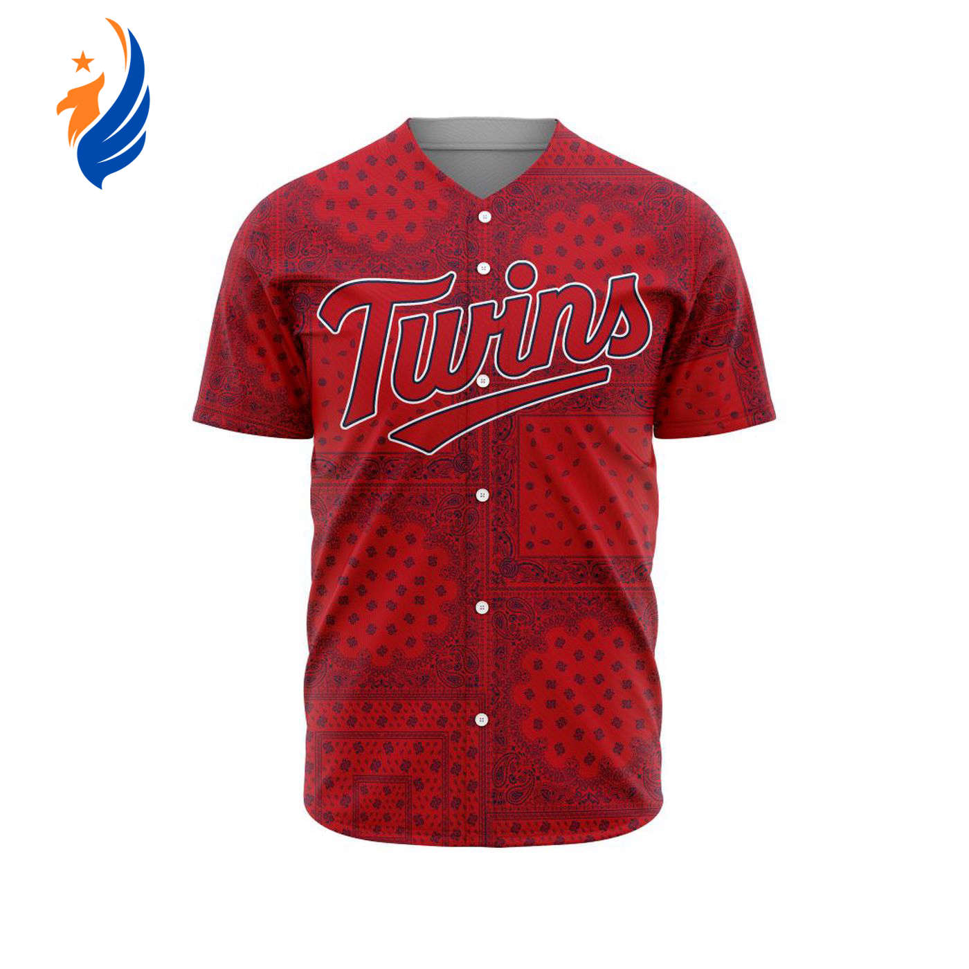 MLB Minnesota Twins Special Paisley Design Baseball Jersey Gift for Men Women - Bafud