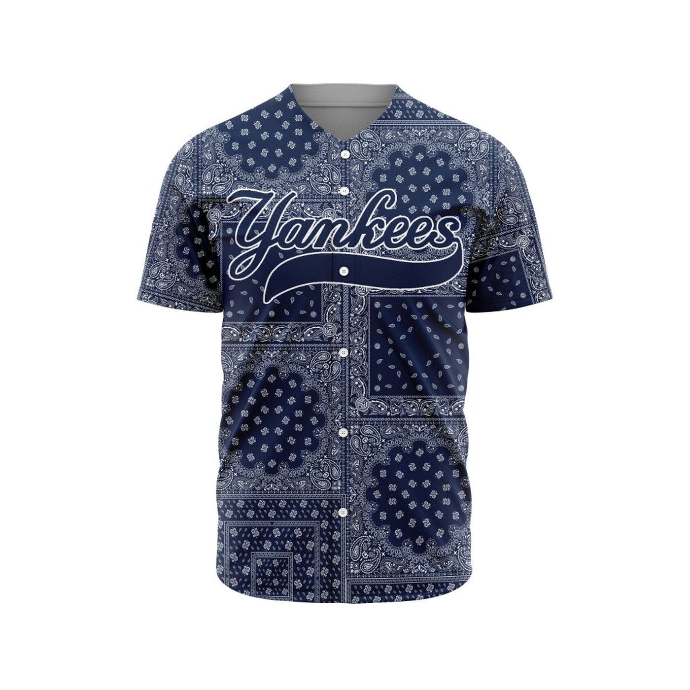 MLB New York Yankees Special Paisley Design Baseball Jersey Gift for Men Women - Bafud