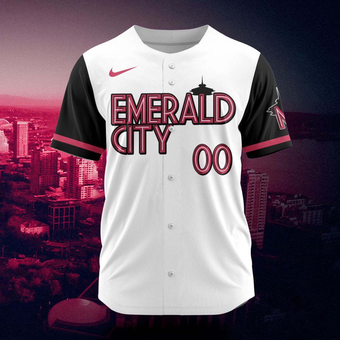 MLB Seattle Mariners Personalized City Connect Concept Design Baseball Jersey Gift for Men Women - Bafud