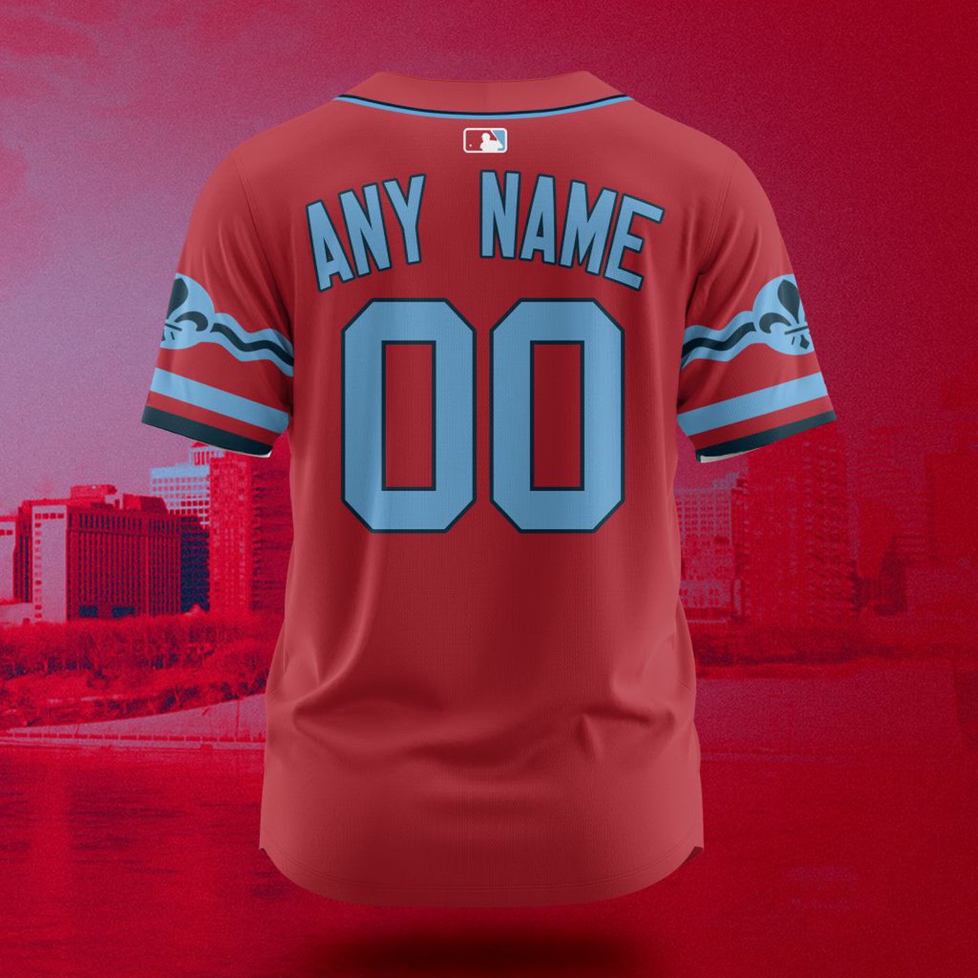 MLB St. Louis Cardinals Personalized City Connect Concept Design Baseball Jersey Gift for Men Women - Bafud
