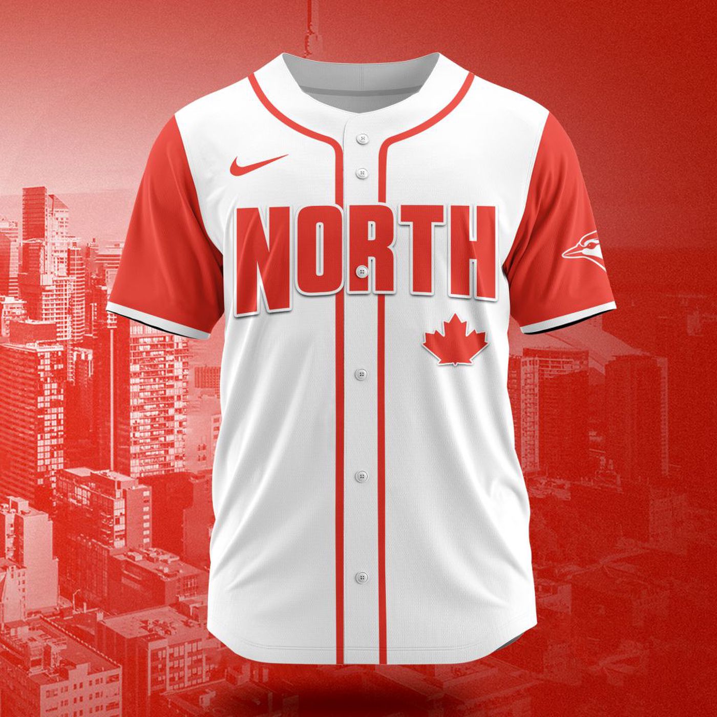 MLB Toronto Blue Jays Personalized City Connect Concept Design Baseball Jersey Gift for Men Women - Bafud
