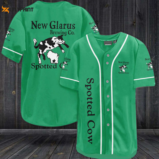 New Glarus Spotted Cow Beer Baseball Jersey - lylyprint.com