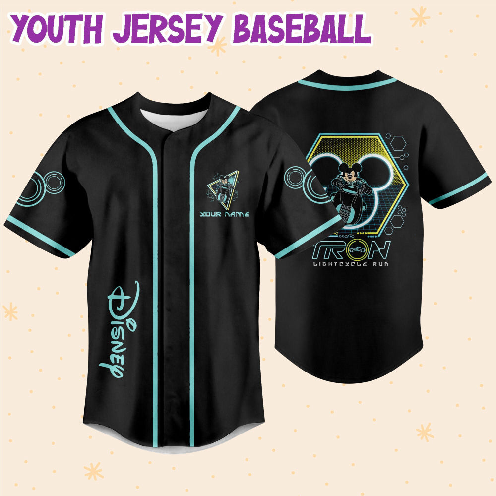 Customize Your Style with Personalized Mickey Tron Baseball Jersey Shirts – Stand Out on the Field! - Bafud