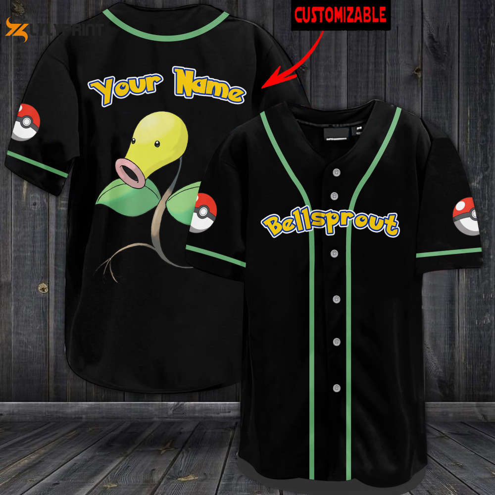 Personalized Bellsprout Baseball Jersey - lylyprint.com