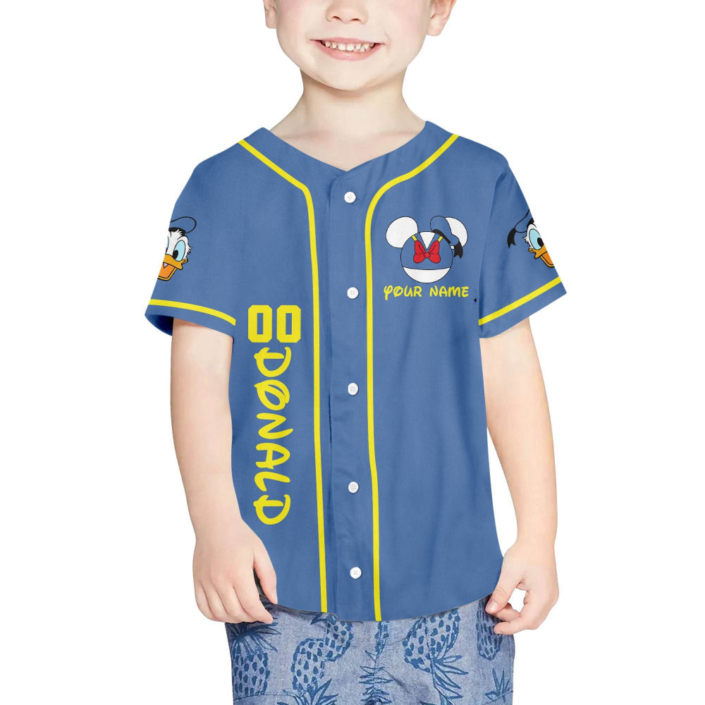 Custom Donald and Mickey Basketball ll Baseball Jersey – Personalized Sports Apparel - Bafud
