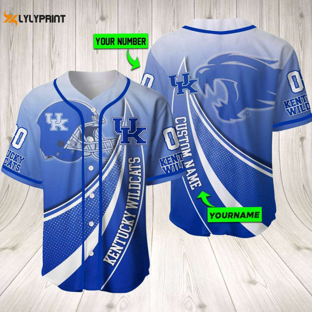Personalized Kentucky Wildcats Baseball Jersey Baseball Jersey Mascot Gift For Men Women - lylyprint.com