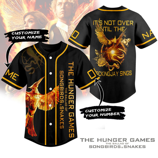 Personalized The Hunger Games Baseball Jersey For Men &amp; Women