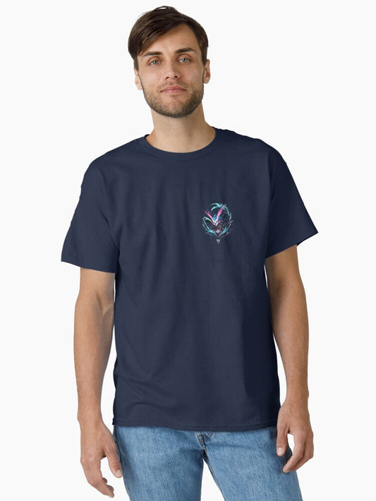 "Stylish and Cool Art Dragon"│blue Classic T-Shirt