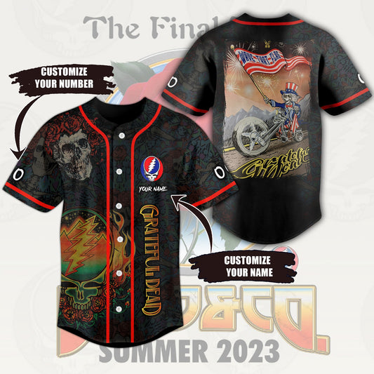 The Grateful Dead Cool Custom Baseball Jersey For Fans
