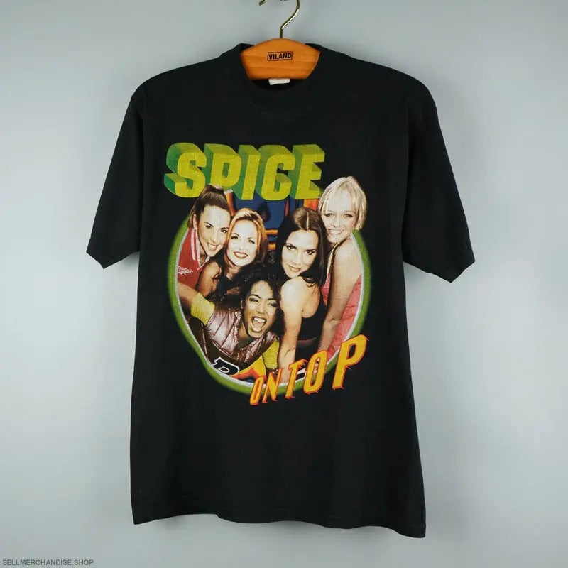 vintage 1998 Spice Girls t shirt, Style Clothing Gift For Men Women Unisex T Classic Womenswear