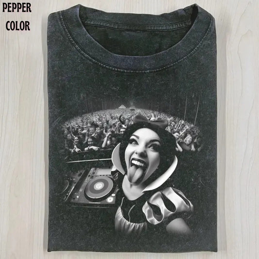 vintage SNOW WHITE SHIRT, funny graphic tees, vintage tees Menswear Top